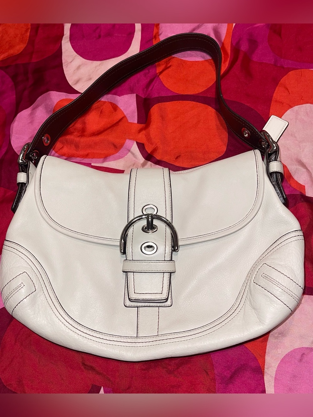 Y2K Coach White Soho Bag!